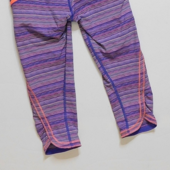 LULULEMON Athletica Run Top Speed Crop Leggings Pants Space Dye Twist Size 4 - Picture 14 of 16